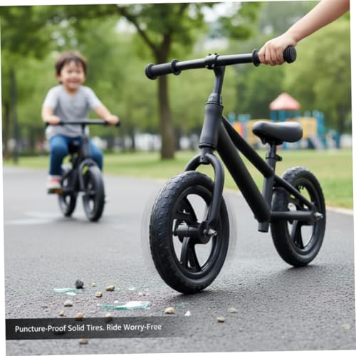 2 Piezas Ruedas de Entrenamiento de Plástico para Bicicleta Infantil 12 Pulgadas Equilibrio y Juguetes para Niños sin Neumáticos - Negro miniatura 4