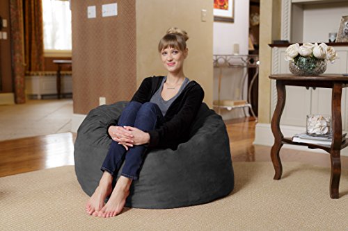 Chill-Sack-Sedia-del-sacchetto-di-fagiolo-3-grande-memoria-schiuma-mobili-Bean-Bag-grande-divano-con-copertina-morbida-microfibra-carbone-di-legna-in-camoscio