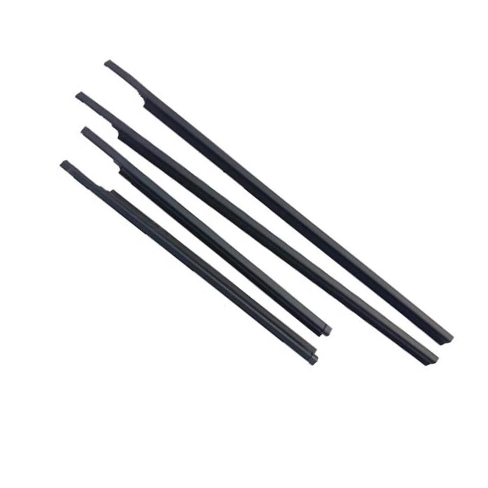 Yijiavsx One Color Car Weather Stripping 83811-56K00-000 Rubber Moulding Door Belt Line 4 Pieces Outside Window Glass For Suzuki Sx4 Hatchback