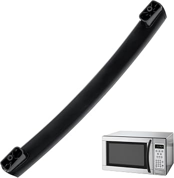 Upgrade WB15X24435 ge Microwave Door Handle Black Compatible with WB15x10216 Microwave Handle, Replaces AP5957851 PS10065137 EAP10065137 for General Electric Microwaves