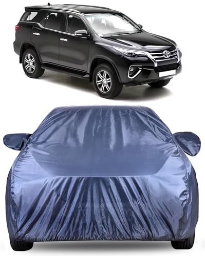 Image of Autofact Premium Car Cover for Fortuner 2016-2026 | All Weather Water-Resistant Full Body Car Cover | Light-Weight Triple-Stitched Outdoor Shield with UV Protection, Dustproof & Heat-Resistant