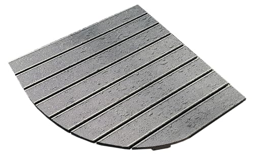 Plateau de douche d'angle gris 64 cm receveur douche 80 cm - 2