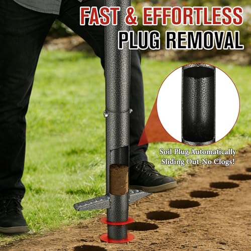 Bulb Planter Tool, 33.5 pulgadas mango largo para plantar miniatura 2