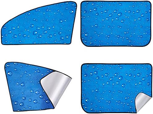 aokway Car Sun Shade, Rear Front Window Shade Side Window Sunshade Baby 4pcs