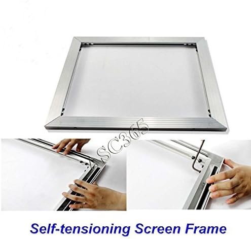 New Self-tensioning Screen Frame Aluminum Material Without Glue Stretch Any Size DIY（Item#219304)