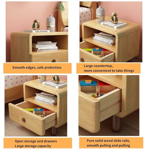 Petite table d'appoint chic avec pieds en bois massif de qualité - 4