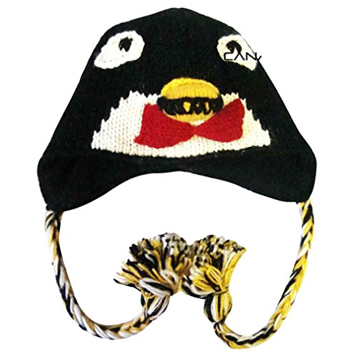 Animal Hats for Adults with Mitten or Pom Pom Knit or Plush Cute Winter Hats Substitute for Beanie