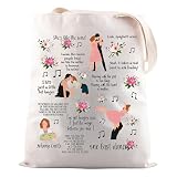 JNIAP 80s Movie Inspired Gift Dance Dirty Tote Bag Dancing Lover Gift For Women (Dir Dancing Tote Bag)