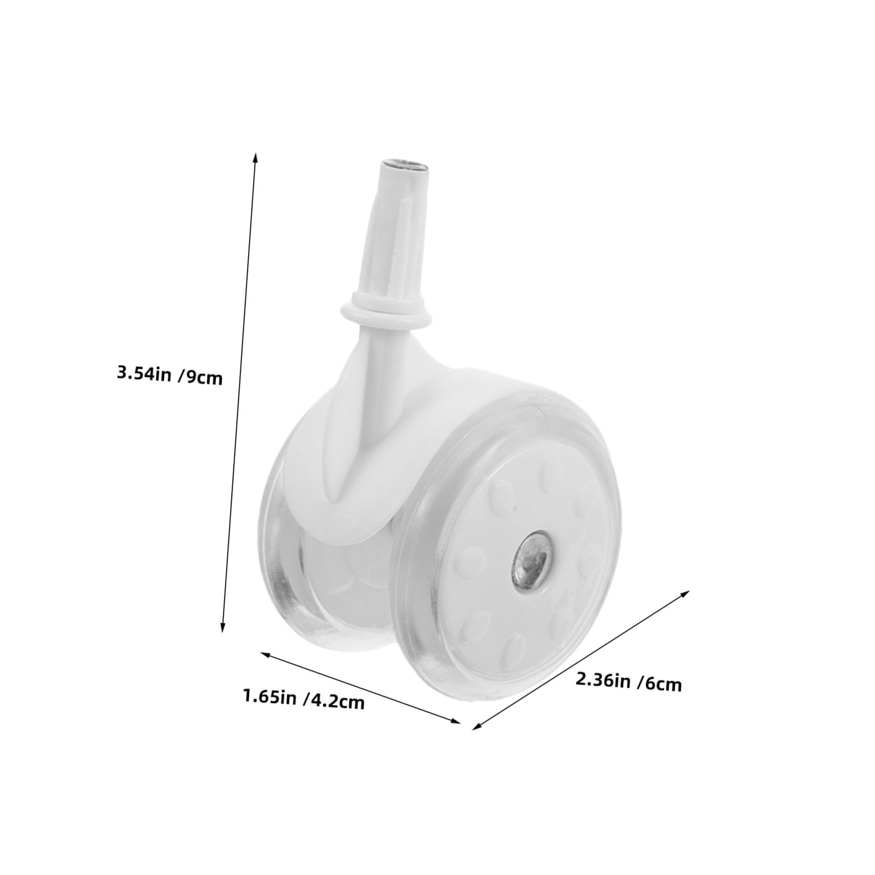 8pièces Roues de Rechange pour Trotteur Plastique Accessoires pour Poussettes Garçon Fille Roulettes