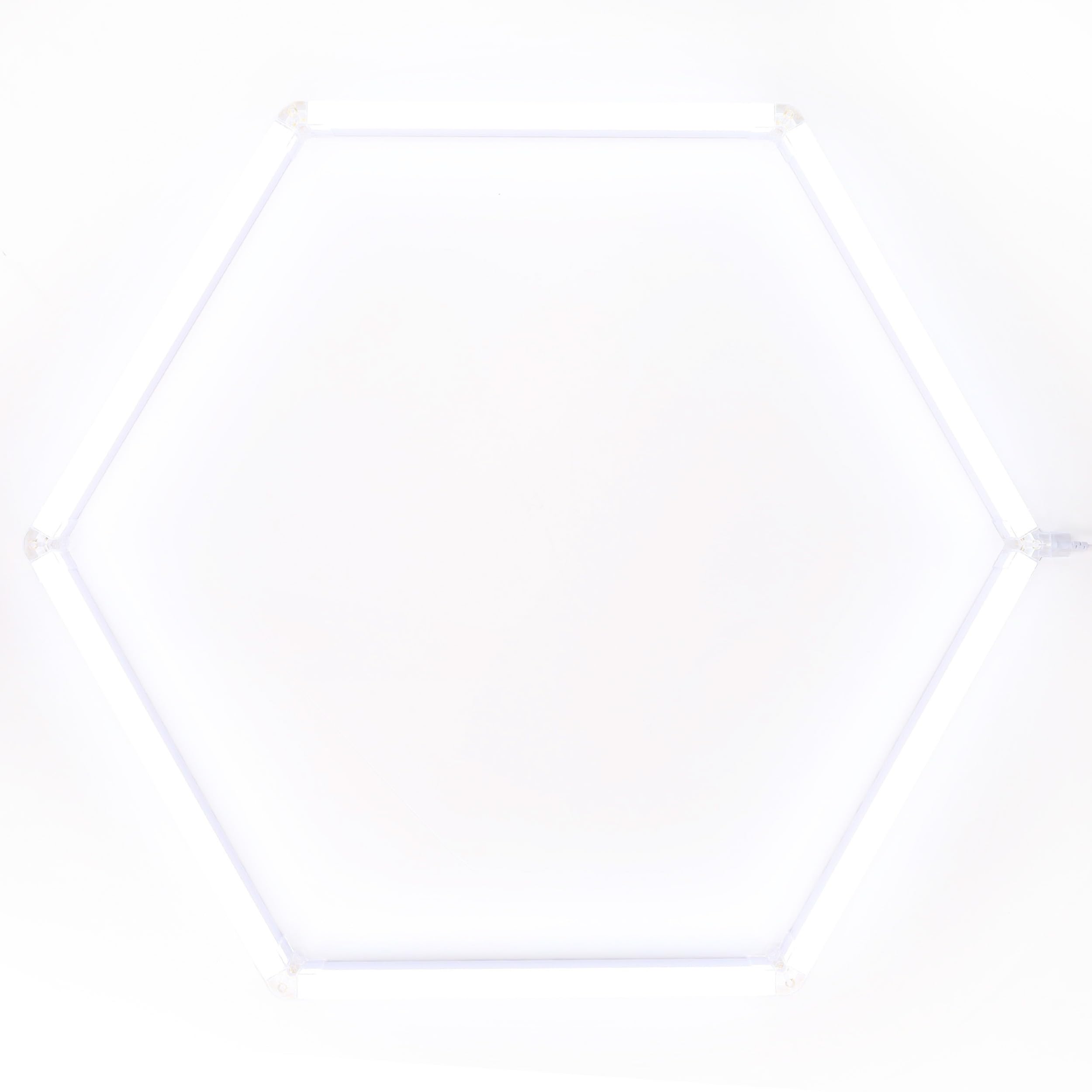EinParts EPHCL04 lampa LED Hexagon 163x166 cm 3 moduły 13200 lm 6500K zimna biel do garażu warsztatu detailingu