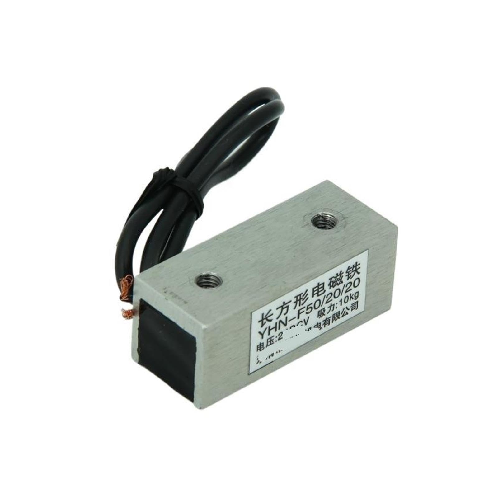 Ventouse rectangulaire YHN-F50/20/20, capacité d'aspiration électromagnétique 10KG kg DC24V(6v)