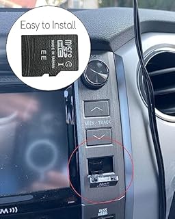 Cartes de navigation GPS SD 2024 de remplacement 86271-0E075 pour Toyota 4 Runner Prius Camry Corolla Sienna Tacoma Tundra, carte micro SD de navigation mise à jour, prise en charge des nouvelles