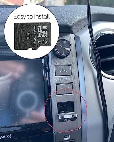 Substituição de cartão SD GPS de navegação de mapas mais recentes 2023 86271-0E075 Apto para Toyota