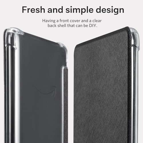 Image of CoBak Case for Kindle Paperwhite 12th Gen 2024 (7 inch) & Kindle Colorsoft Signature Edition (7 inch) - New PU Leather Cover and Clear Soft Silicone Back Cover with Auto Sleep Wake Feature