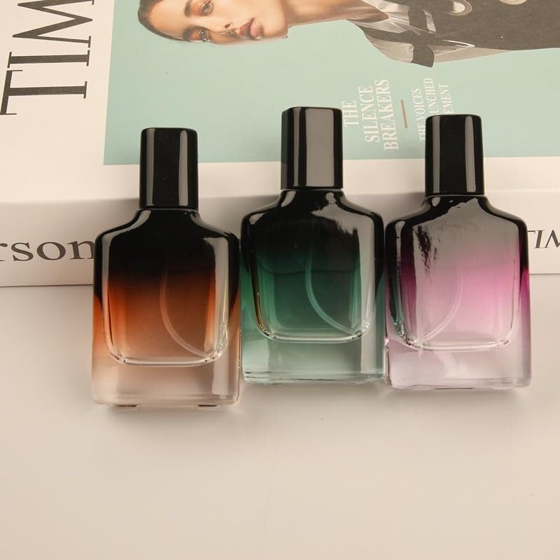 Mini butelki podróżne na perfumy, atomizer do perfum 1 szt. Butelki na perfumy 30 ml butelka z rozpylaczem Opakowanie ze szkła gradientowego z możliwością wielokrotnego napełniania Przenośny atomizer