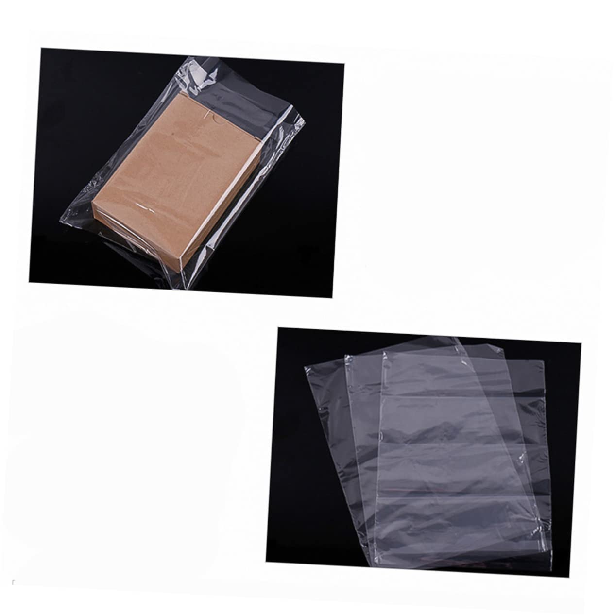 100pcs Shrink Wrap Pouches 10x16cm Heat Shrink Film Bags for Packaging Transparent Industrial Use Food Grade Large Cellophane Pouches