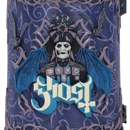Nemesis Now Ghost Papa Emeritus Evolution Tankard 15.5cm, Resin, Official Ghost Merchandise, Ghost Tankard, Ghost Band Beer Mug, Cast in The Finest Resin, Expertly Hand-Painted by Nemesis Now - Image 2