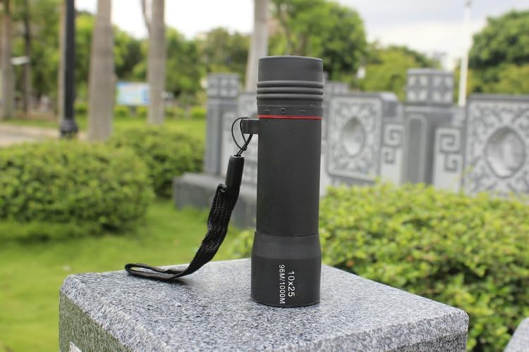 Magnification 10X 25 mm Monocular, Compact, Lightweight Spotting Telescope for Adults Perfect for Hiking, Hunting, Bird Watching, Camping
