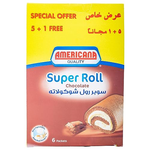 Americana Super Roll Chocolate, 60 g, 5+1