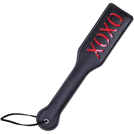 Faux Leather XOXO Spanking Paddle for Sex Play
