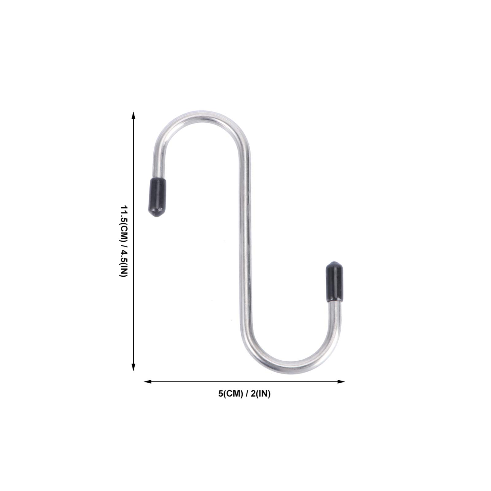 VASDEV Clips de Metal Heavy Duty Metal Clips Heavy Duty 2 Piezas Ganchos en Forma de S Ganchos de Alambre en Forma de s Mini Ganchos de Adorno Ganchos de Enredaderas de jardinería Colgado