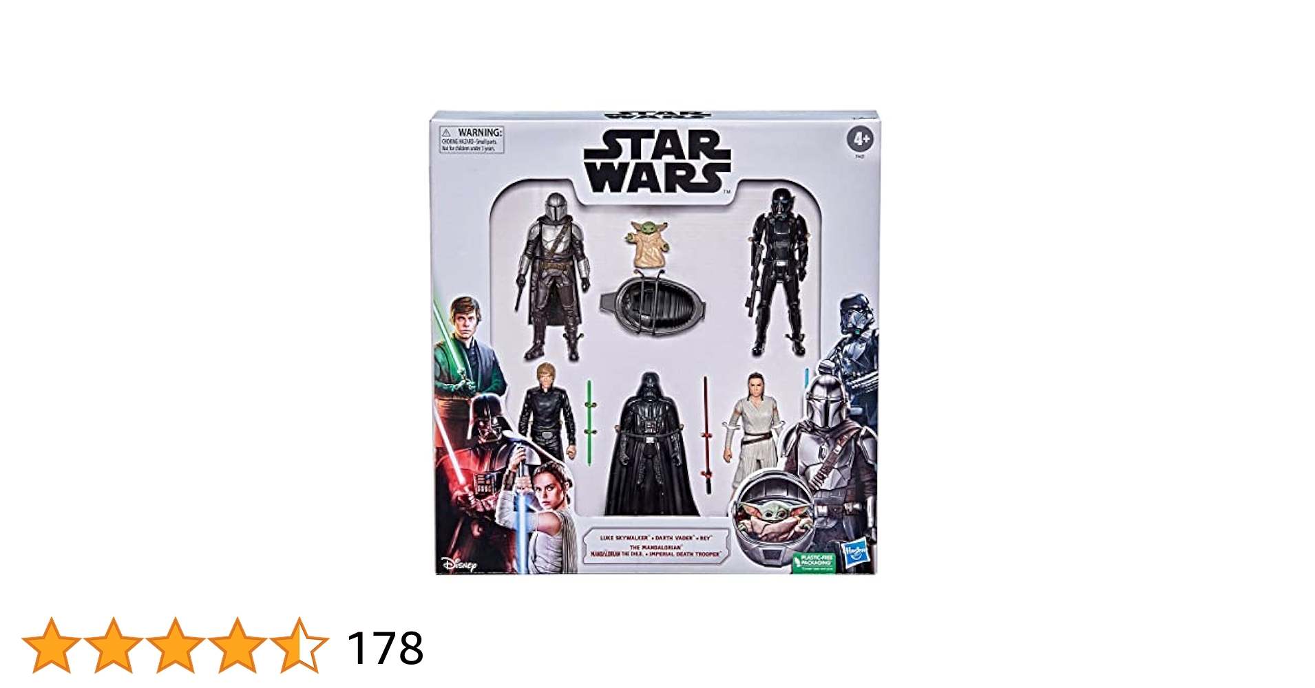 Amazon.com: Star Wars Darth Action Figure Set of 6 for 4+