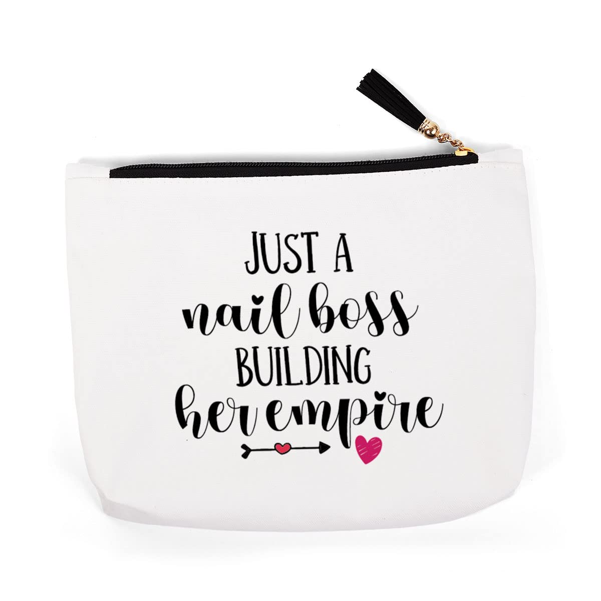 QIBAJIU Nail Tech Gifts for Women - Nail Boss & Artist Gift Set, Makeup Bag