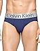 Calvin Klein Men's Steel Micro Hip Briefs, Dark Midnight, Small