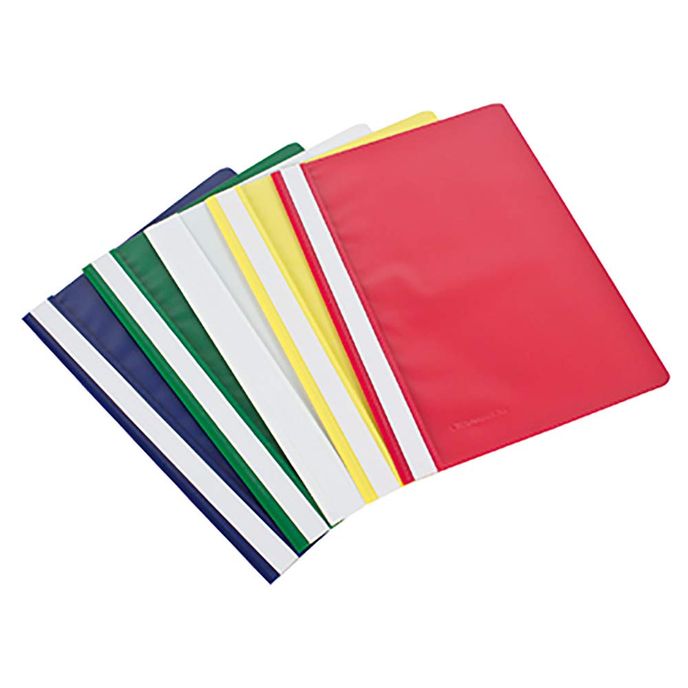 Soennecken Binders for: DIN A4, More Transparent Front Cover, Label Box, PP, Coloured Sorted (Ever 2 x White, Yellow, Green