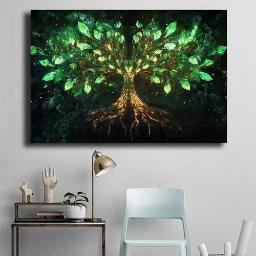 Arbre de vie decoration murale pour habiller un mur vide - 4