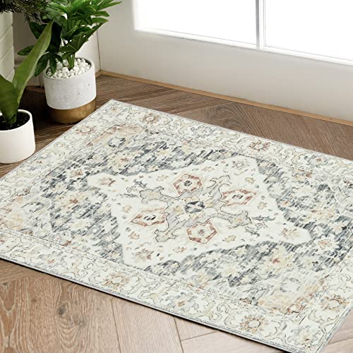 Jinchan Vintage Persian Style Distressed Area Rug #TOP27