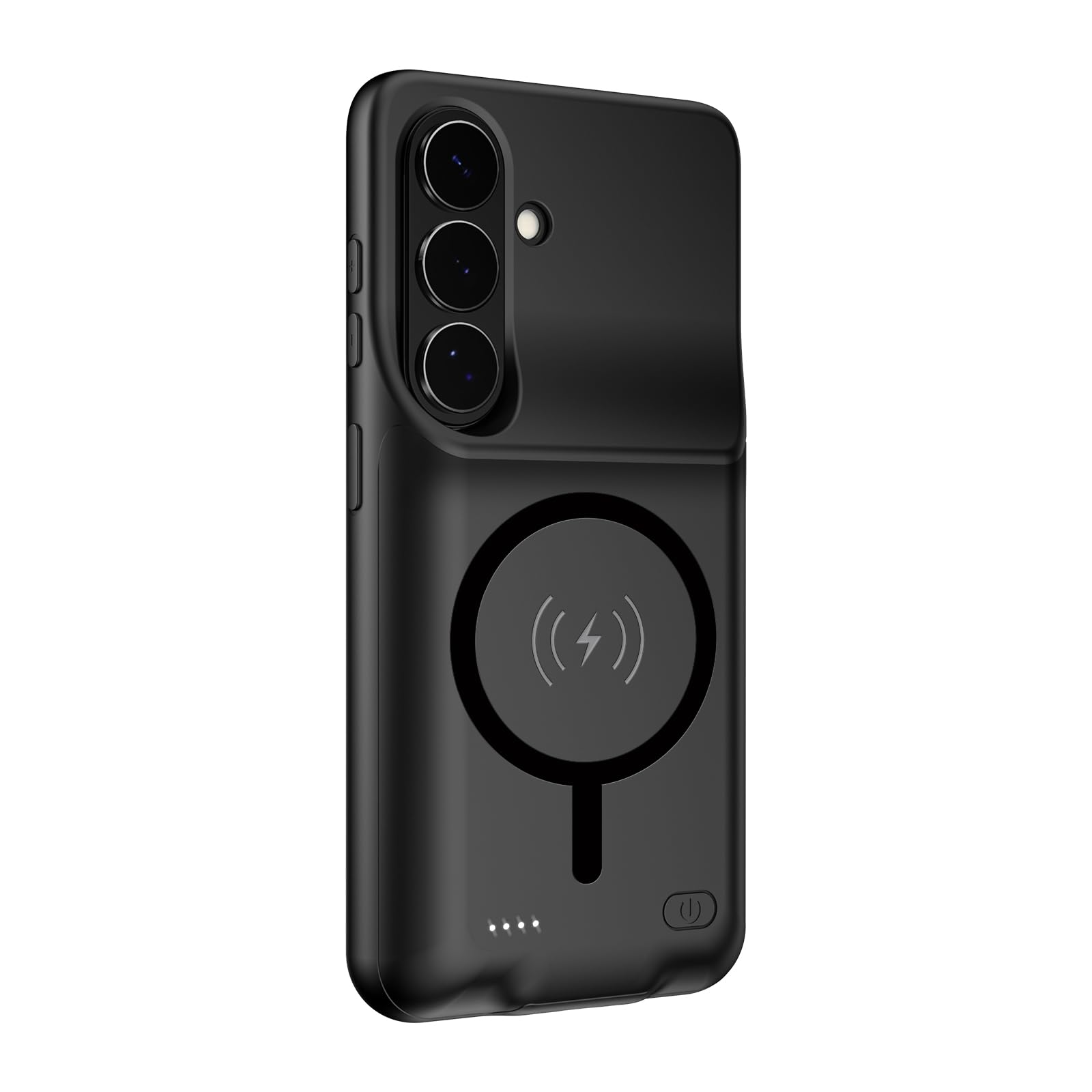 Cover a batteria per Samsung Galaxy S26 Ultra, 10000 mAh, magnetica, compatibile con ricarica wireless, custodia di protezione per caricabatterie di emergenza estesa, nero (Galaxy S26)