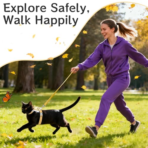 Cat Harness & Leash Set with Code D8UII9WP - $14.99 - Image 2