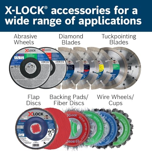 Bosch GWX18V-13CB14 PROFACTOR™ 18V X-LOCK Connected-Ready 5 – 6 In. Angle Grinder Kit with (1) CORE18V® 8 Ah High Power Battery - image 9
