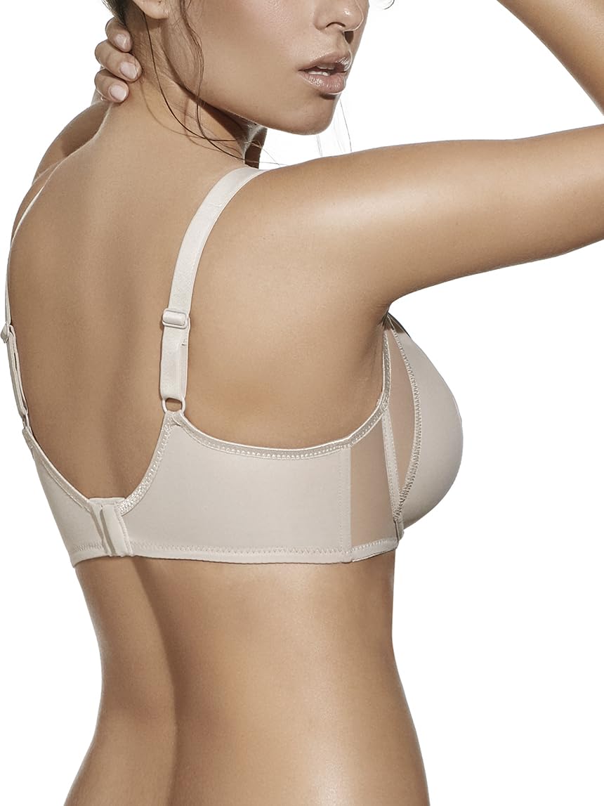 Selente My Secret Reggiseno Donna a Coppa Morbida Curvy/Taglie Forti Coppe D-K con Salva bucato Incluso. Made in EU.