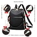 Imagen de zhongningyifeng Mochila para las mujeres de cuero de la PU a prueba de agua de viaje casual lindo bolso de hombro para las niñas