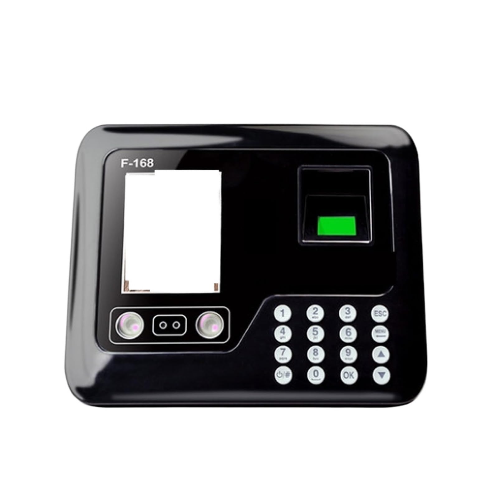 Marcar en la máquina, Reloj de control asistencia for empleados biométrico con huella dactilar y reconocimiento for(Nero)