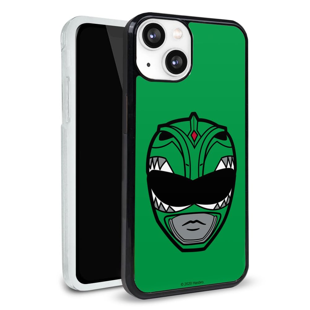 Power Rangers Green Ranger Helmet Protective Slim Fit Plastic Bumper Case Fits Apple iPhone 13