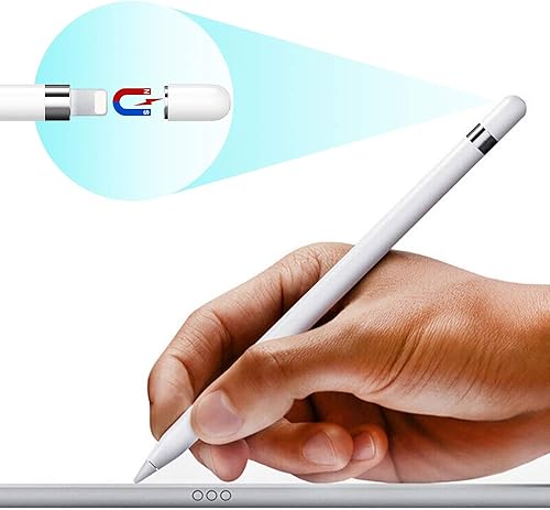 Miniatura 3 de TITACUTE Paquete de 3 accesorios iPencil para Apple Pencil de 1 generación, punta de lápiz capacitivo + tapa superior de repuesto magnética +