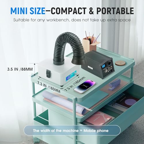 Ventilateur extracteur de fumée Antstone avec variateur pour atelier - 8