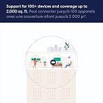 Amazon eero Pro 6E mesh wifi router - Supports internet plans up to 2.5 Gbps, Coverage up to 190 m², Connect 100+ devices, 1-pack