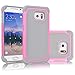 Galaxy S6 Case, Tekcoo(TM) [Tmajor Series] [Pink/Grey] Shock Absorbing Hybrid Rubber Plastic Impact Defender Rugged Slim Hard Case Cover Shell For Samsung Galaxy S6 S VI G9200 GS6 All Carriers