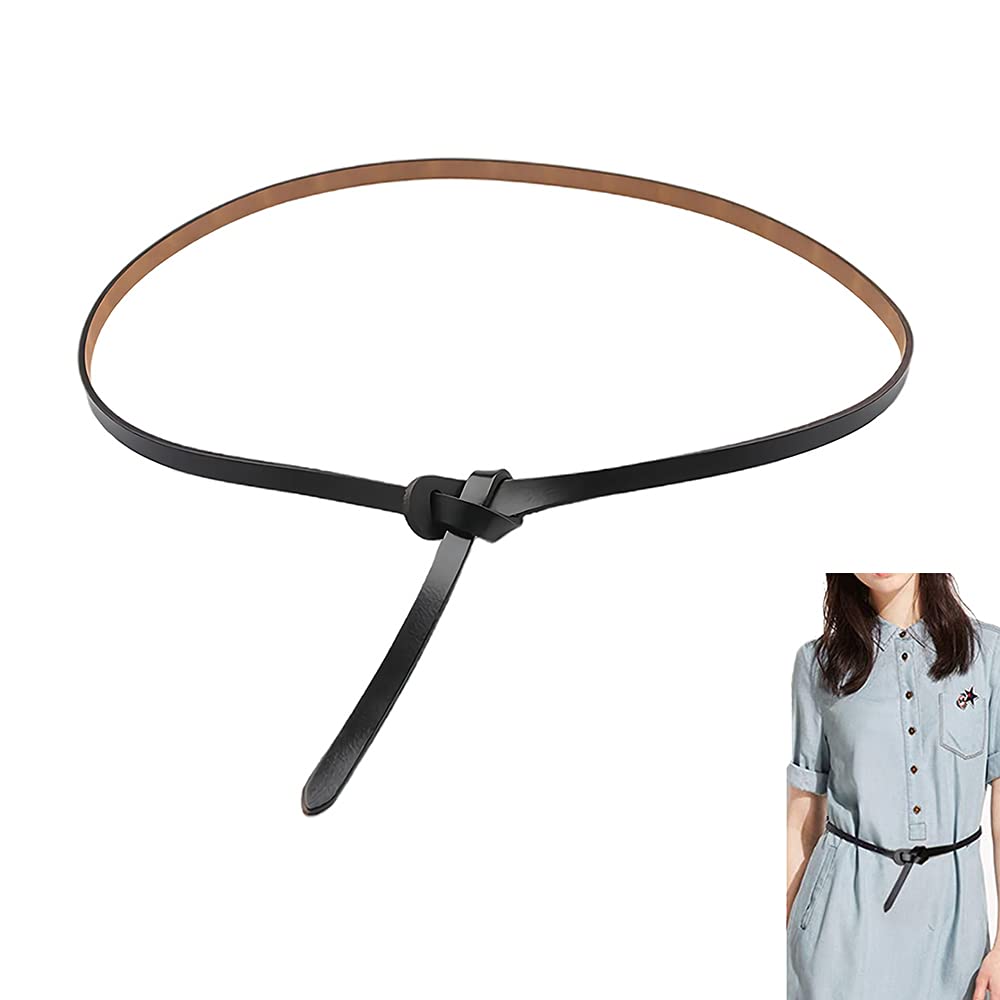 Cintura In Pelle Per Donna - Sottile, Annodata, Per Vestiti E Jeans, Regalo Elegante - Foto 10