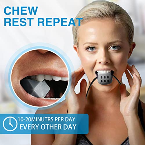 Jawline Exerciser Set di 4 Mascella Allenatore