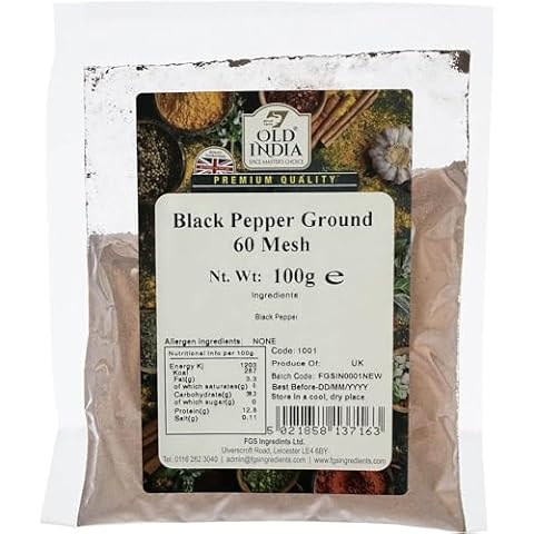 Old India Ground Black Pepper 100g Cover