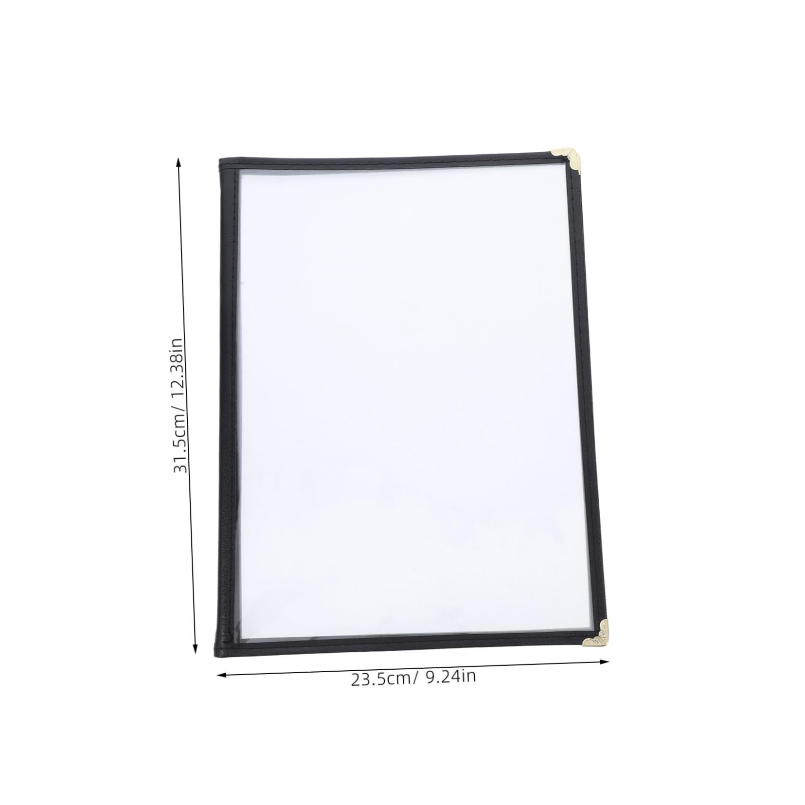 KICHOUSE 4 Menu Book Inserts for Restaurant Hotel Menu Binder Pockets Plastic Menu Holder Quick-Update Menu c