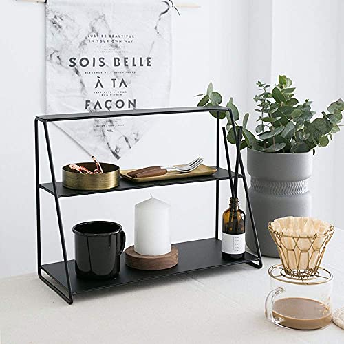 Étagère de rangement noire rack d'organisation robuste pour boulangerie - 5