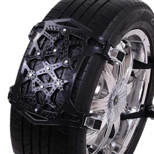 Chaînes de neige réglables : solution antidérapante universelle pour voiture multicolore