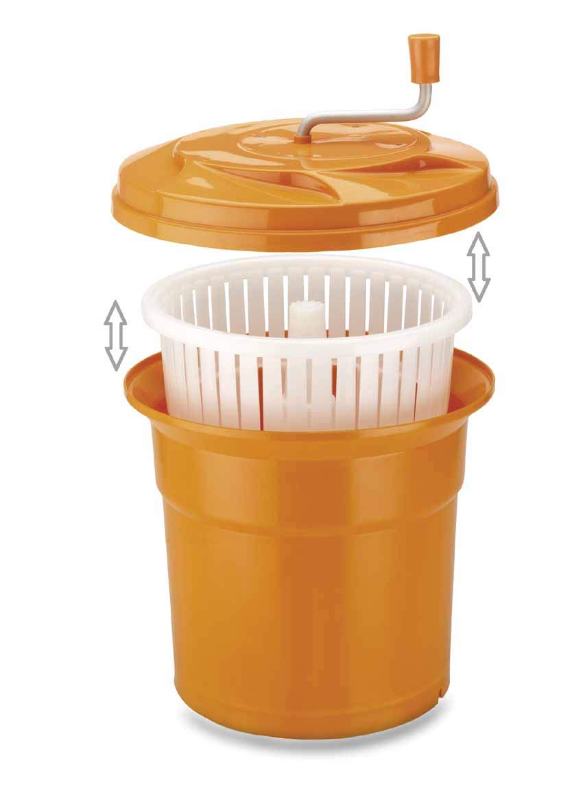 LACOR - 61420 - Centrifugadora Manual 12 litros - Naranja