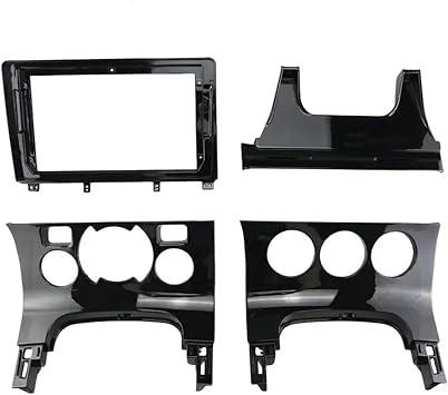 9 Inch Car Frame Fascia Adapter Canbus Box Compatible with Peugeot 3008 308 2009-2012 Android Radio Dash Fitting Panel KitOnly Frame
